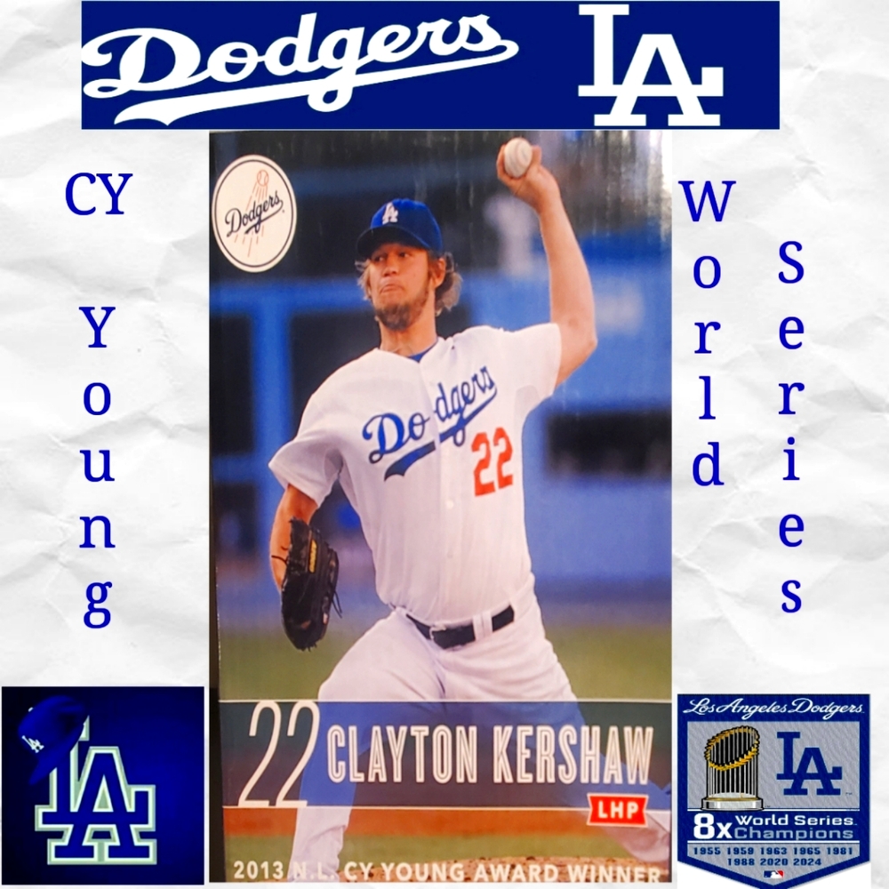 Clayton Kershaw Los Angeles Dodgers Vintage Collectible Bobble Head